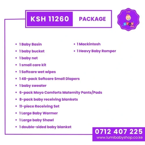 Newborn Starter Baby Package in Nairobi Kenya only at Lumi Baby Shop